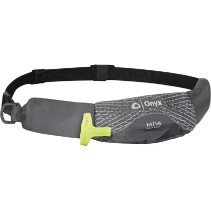 Onyx M-16 Manual Inflatable Belt Pack, U.S. Coast Guard Approved, Low Profile, Compact Design, Approved for Users 16 Years and Older; and Over 80 pounds