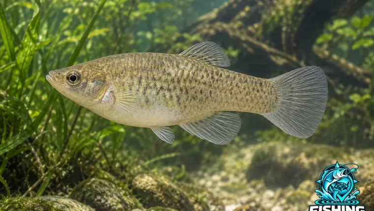 Underwater side-profile illustration of Shortfin Molly (Poecilia mexicana).