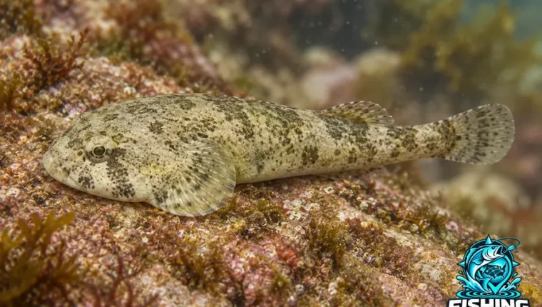Underwater illustration of Smooth Clingfish (Gobiesox nudus).