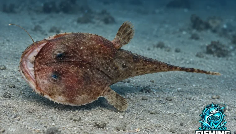 Underwater illustration of Threadfin Goosefish (Lophiodes spilurus).