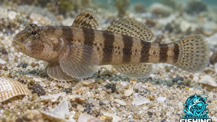 Underwater side-profile illustration of Twoscale Goby (Gobiosoma longipala).