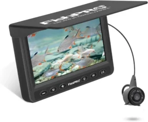 [FishPRO® 2026 Upgrade] Underwater Fishing Camera 4.3'' [Proven Since 2017] Ice Fishing Camera 1000 TVL w/ 65ft Magnetic-Spool, IR, USB-C, 5000mAh, Portable Fish Finder for Ice Lake Boat Kayak Fishing