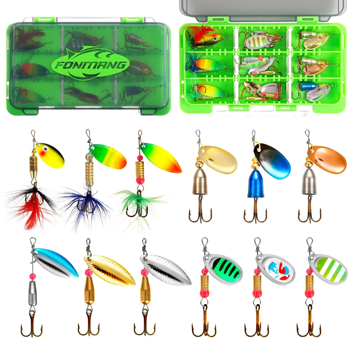 FONMANG Fishing Spinner Baits
